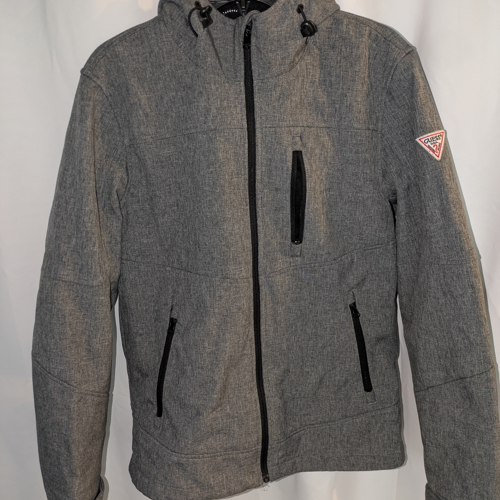 Guess Gray Performance Jacket With Fitted Silhoue… - image 2